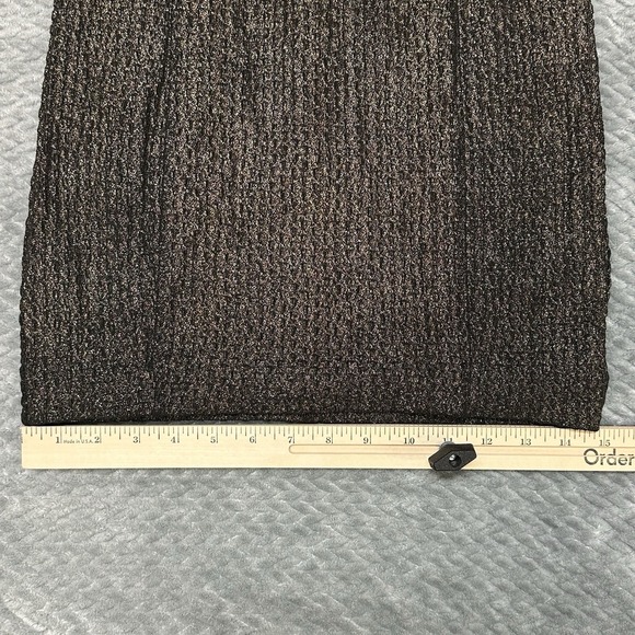 Express Y2K Dress Womens S Size 0 Mesh See Through V Neck Black Gold Whimsygoth - Picture 6 of 12